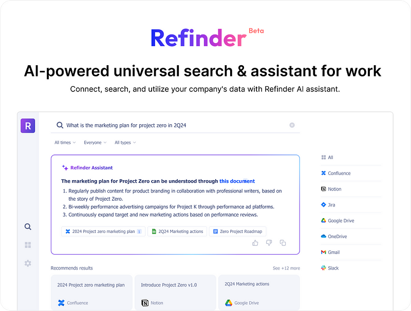 Refinder AI solution