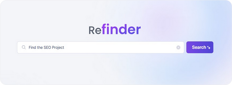 Refinder AI user guide