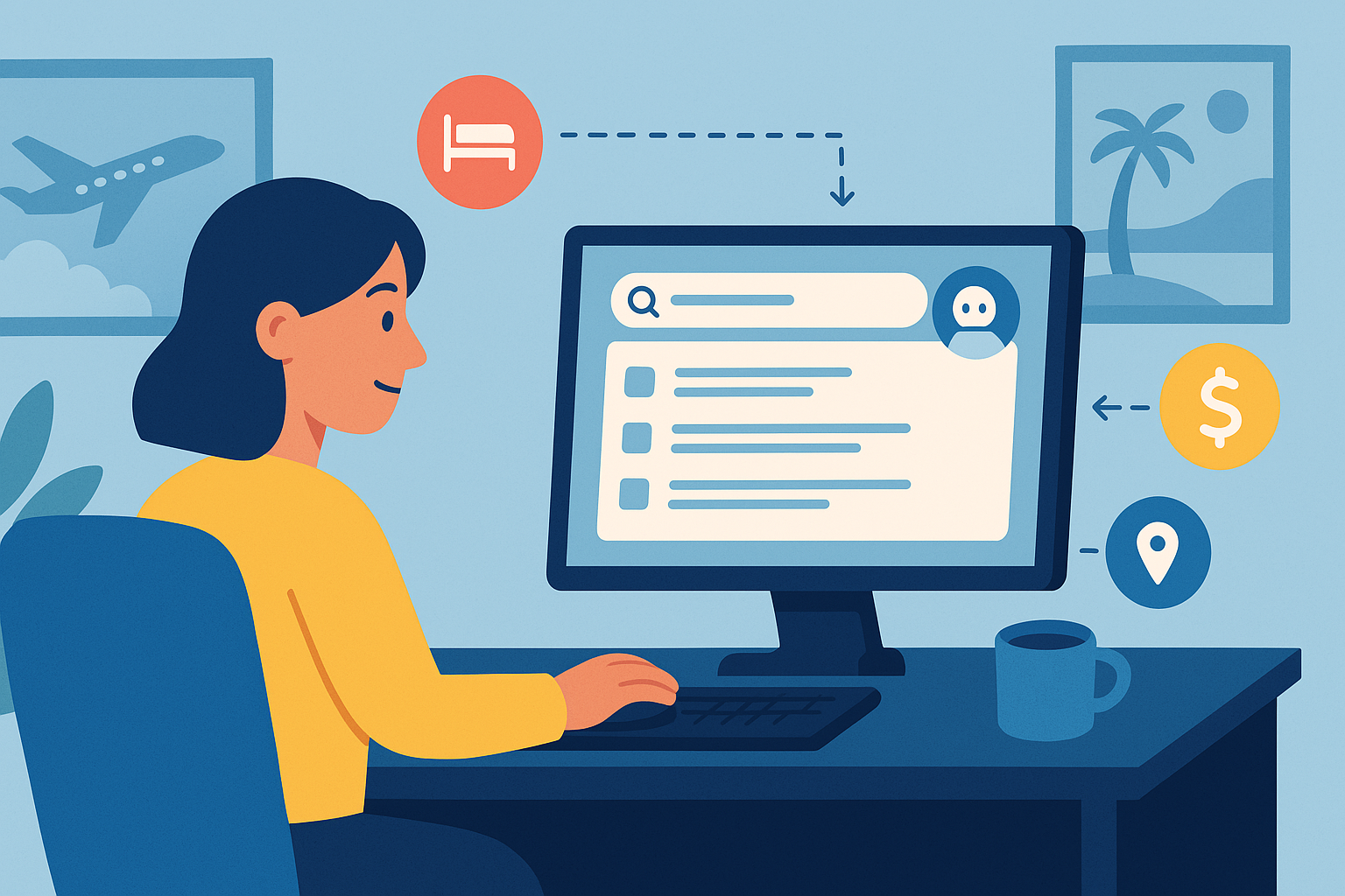 AI search for travel agency