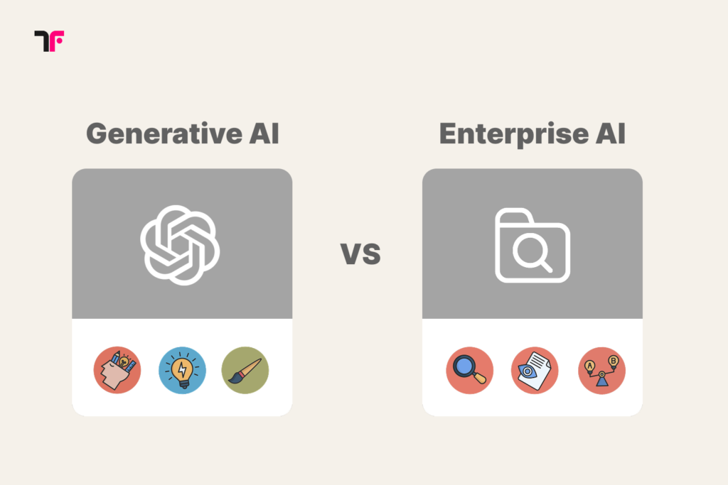 Comparison of Generative AI and Enterprise AI