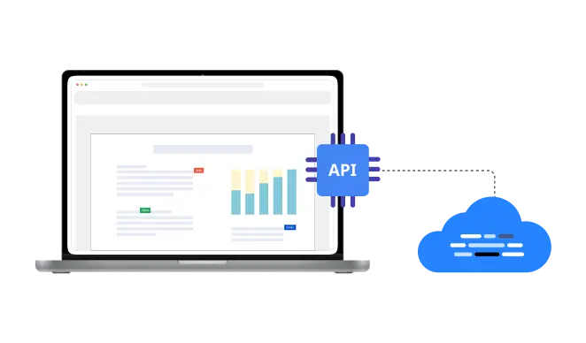 Thinkfree Office hosted document editor API integrated into a business application