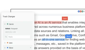 Dos usuarios coeditando un documento en tiempo real dentro de Nextcloud