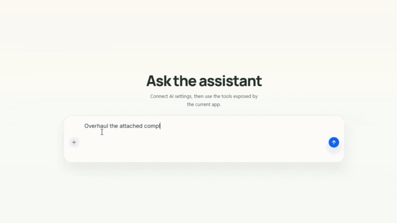 Animated workflow of the Thinkfree Office AI SDK generating a technical operations manual. The final rendered document features a simplified safety guide with a beautifully formatted, color-coded four-step workflow matrix that remains immediately open for manual user adjustments.