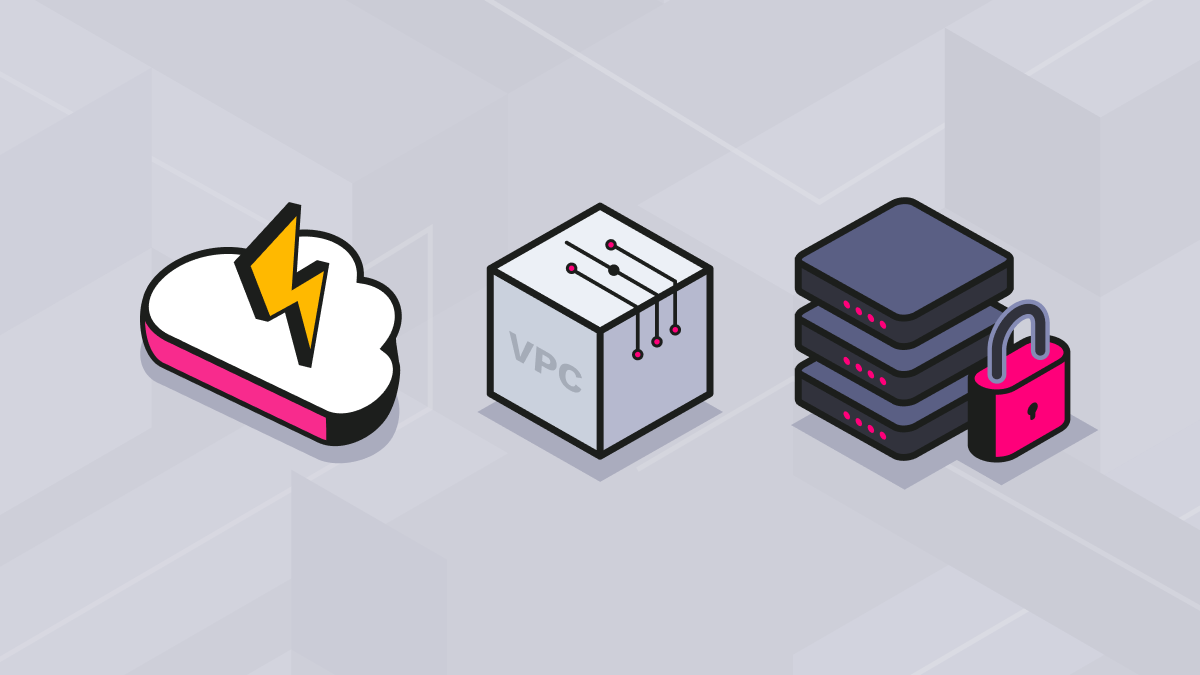 Isometric icons representing three deployment models for Thinkfree Office SDK: hosted API, private cloud VPC, and on-premise with security lock.